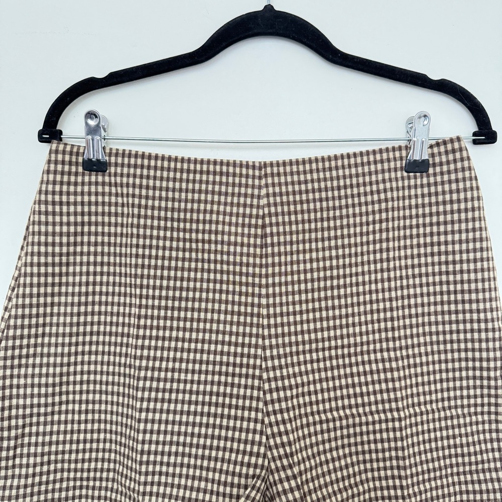 Rihoas Brown High Waisted Plaid Shorts - Picture 9 of 10